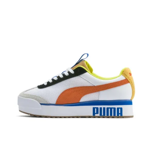 PUMA Roma AMOR Спорт AMOR Sport Low Топ Скейтборд Кроссовки Женские Белые
