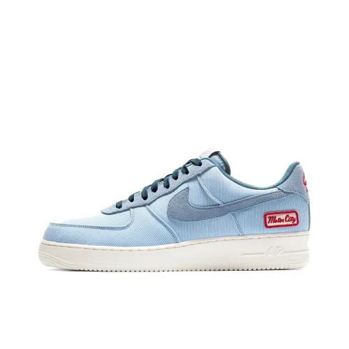 Nike Air Force 1 Detroit Дом Slip-resistant Abrasion-resistant Low Top Скейтбординг Кроссовки Мужские Blue