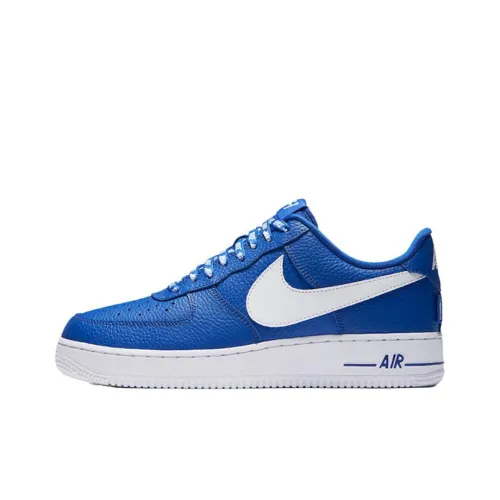 Nike Air Force 1 NBA Royal Non Slip Lightweight Low Top Скейтбординг Мужские Синие Белые