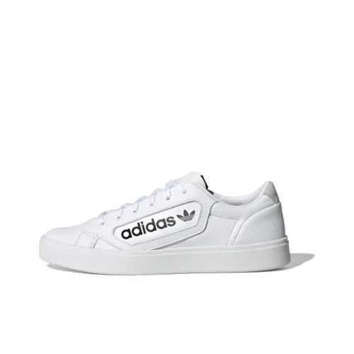 Adidas Originals Sleek Anti-slip Легкие Низкие Скейтборд Кроссовки Женские Белые Серые Черные
