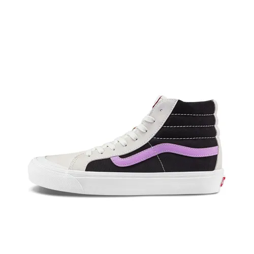 VANS Style 138 L High Топ Скейтборд Кроссовки Unisex Белый Черный Фиолетовый