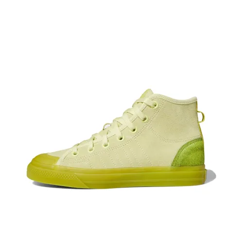 Adidas Originals NIZZA Hi Rf Высокие Кроссовки для скейтбординга Женские Зеленые