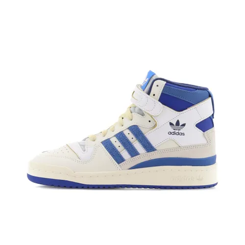Adidas Originals FORUM 84 High Топ Скейтборд Кроссовки Унисекс Белый Синий