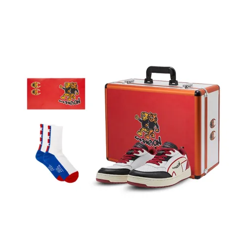 Champion Tiger Series Уличный Arcade 1 Low Топ Скейтборд Кроссовки Женские Темно-бордовый