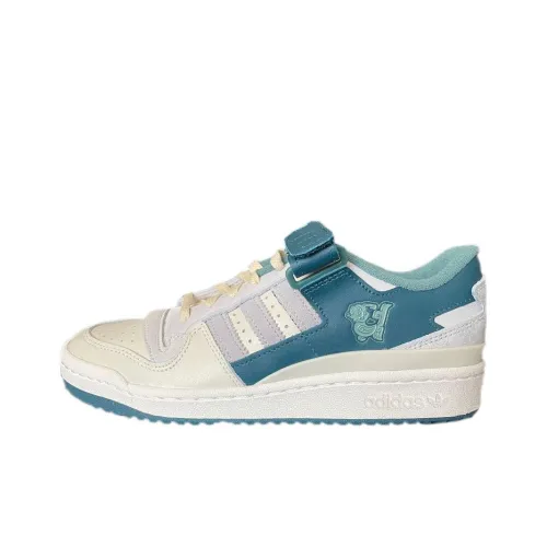 Adidas Originals FORUM Low Samsung STACK ARTIST Zhang Quan Подписанный Box Low Top Скейтборд Кроссовки Unisex Белый Зеленый