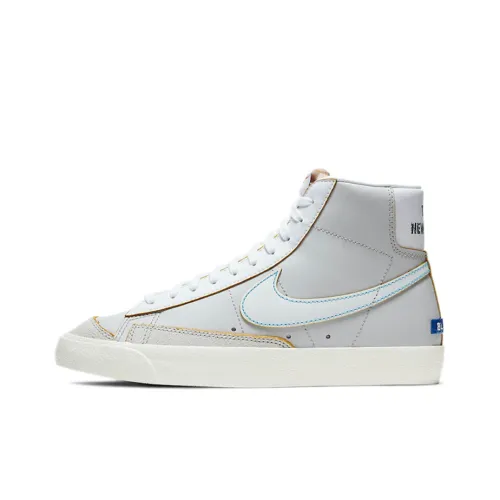 Nike Blazer The Новый WAY MID Кроссовки для скейтбординга Женские Серый Белый