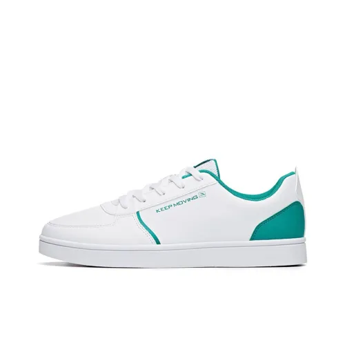 ANTA Износостойкие Легкие и Дышащие Низкие Кроссовки для Скейтбординга Мужские Морской Зеленый