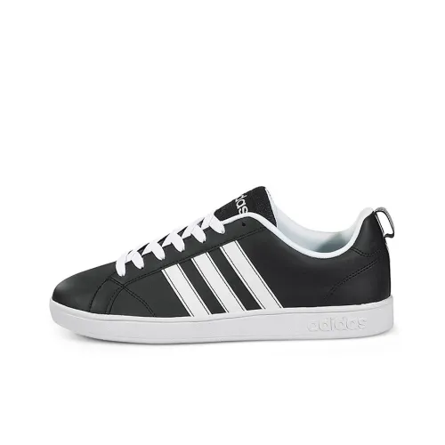 Adidas Neo ADVANTAGE Slip-resistant Abrasion-resistant Low-top Skateboard Shoes Men's Black White Adidas Neo ADVANTAGE Противоскользящие Износостойкие Низкие Кеды для скейтбординга Мужские Черный Белый