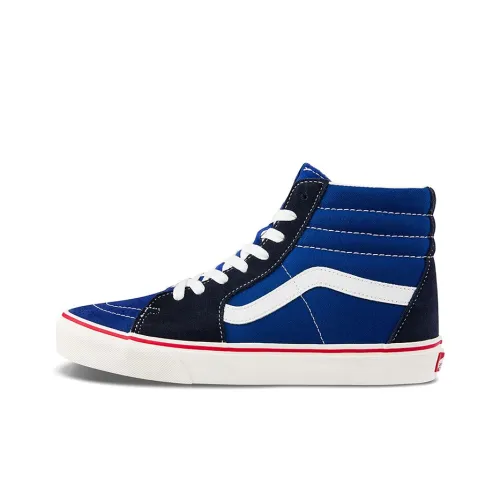 VANS SK8 High Топ Скейтборд Кроссовки Унисекс Синий Черный