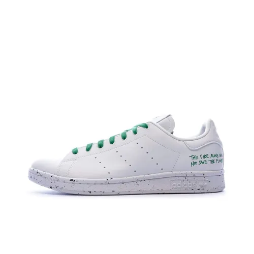 Adidas Originals STAN SMITH Collection PRIMEGREEN Slip-on Resistant Low Top Скейтборд Кроссовки Унисекс Белый Зеленый