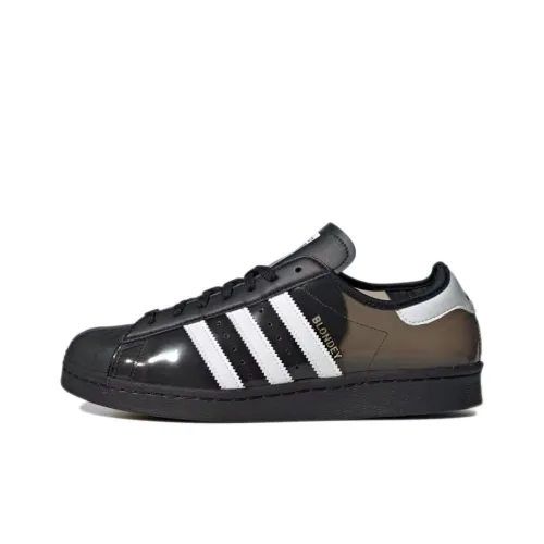 Adidas Originals Superstar Blondey Low Скейтборд Кроссовки Унисекс Черный Белый Синий