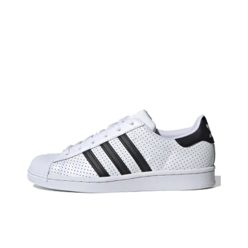Adidas Originals SUPERSTAR LOW Топ Скейтборд Кроссовки Женские Белые Черные