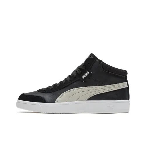 PUMA Court Legend MID Топ Кроссовки для скейтбординга Унисекс Черный