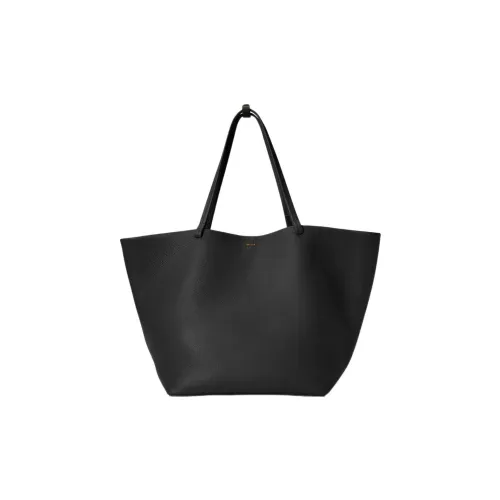 THE ROW Кожа Тоут Сумка Сумка для покупок Сумка на плечо Сумка Экстра-большая Женская Черная