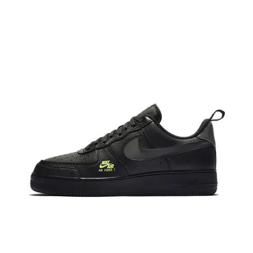 Nike Air FORCE 1 LV8 Utility Slip-resistant Abrasion-resistant Low Top Skateboard Shoes Unisex Black Найк Эйр ФОРС 1 LV8 Утилити Противоскользящие Устойчивые к истиранию Низкие Кеды для скейтбординга Унисекс Черные