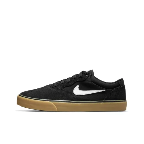 Nike SB Chron 2 Low Топ Скейтборд Кроссовки Унисекс Черный