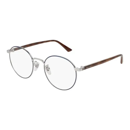 GUCCI Металл Овал Оправы для очков Унисекс Черепаховый