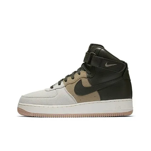 Nike Air Force 1 07 Lv8 Светлый костный Нескользящий Легкий Высокий Топ Скейтбординг Мужские Кроссовки