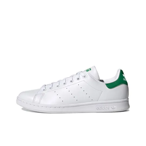 Adidas Originals Stan Smith Slip-Resistant Shock Absorbers Low Top Skateboard Shoes Unisex White Green Adidas Originals Stan Smith Slip-Resistant Shock Absorbers Низкие Скейтборд Кроссовки Унисекс Белый Зеленый