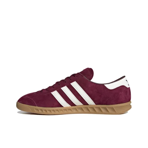 Adidas Originals Hamburg Slip-resistant Low Top Скейтборд Кроссовки Unisex Красный Белый