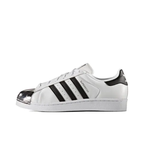 Adidas Originals Superstar Low Топ Кроссовки для скейтбординга Женские Серебряные