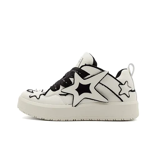 Ghost Mask Легкий визуально увеличивает рост Низкий Топ Жизнь Повседневная обувь для скейтборда Унисекс Айвори белый черный