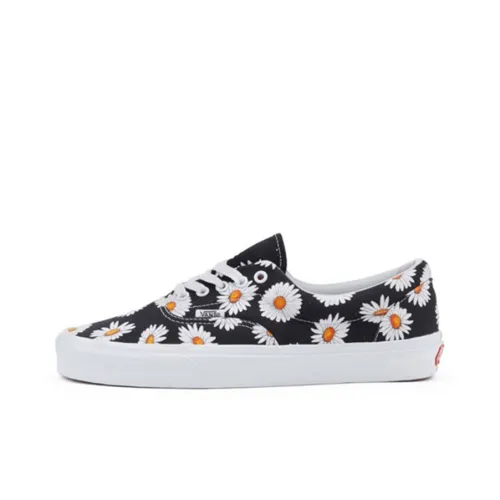 Vans Era Big Daisies Покрытие Низкие Кроссовки для скейтбординга Унисекс Черный Белый