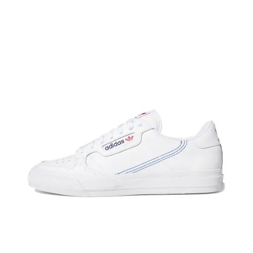 Adidas Originals Continental Vulc Дышащие Низкие Кроссовки для Скейтбординга Унисекс Белые Синие