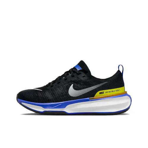 Nike Invincible 3 Low Топ Повседневные Тренировочные Беговые Кроссовки Мужские Черные Синие