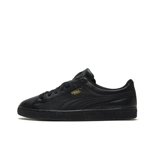 PUMA Basket Classic Low Топ Скейтборд Кроссовки Унисекс Черный Воин