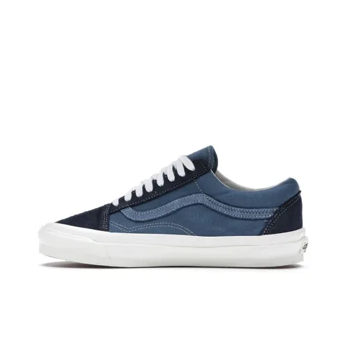 VANS Old Skool Notre Low Скейтборд Кроссовки Топ Унисекс Синий