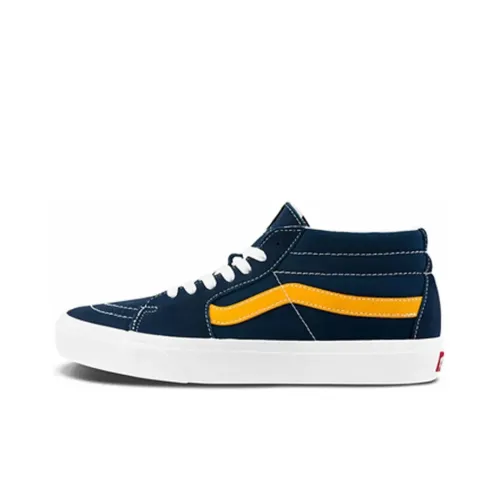 VANS SK8 MID Топ Скейтборд Кроссовки Унисекс Синий