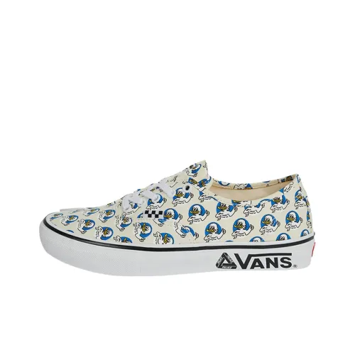 PALACE x VANS Skate Authentic Low Топ Кроссовки для скейтбординга Унисекс Белый