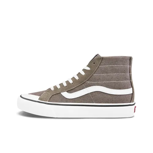 VANS SK8 138 Decon SF Устойчивые к истиранию высокие кроссовки для скейтбординга унисекс серого цвета