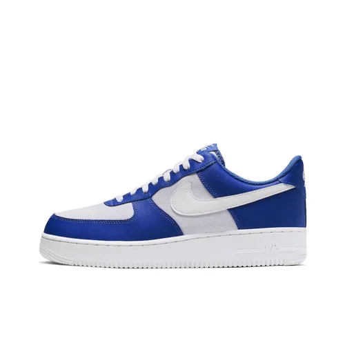 Nike Air FORCE 1 Game Королевский Низкий Топ Скейтборд Кроссовки Мужские Серый Синий