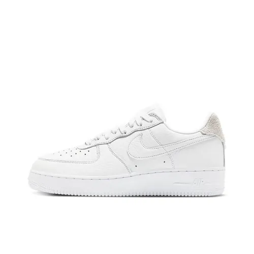 Nike Air Force 1 Craft Low Top Скейтборд Кроссовки Унисекс Белый Серый
