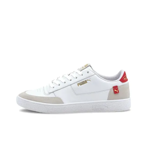 PUMA Ralph Sampson MC Clean Low Скейтборд Кроссовки Унисекс Белый Серый Красный