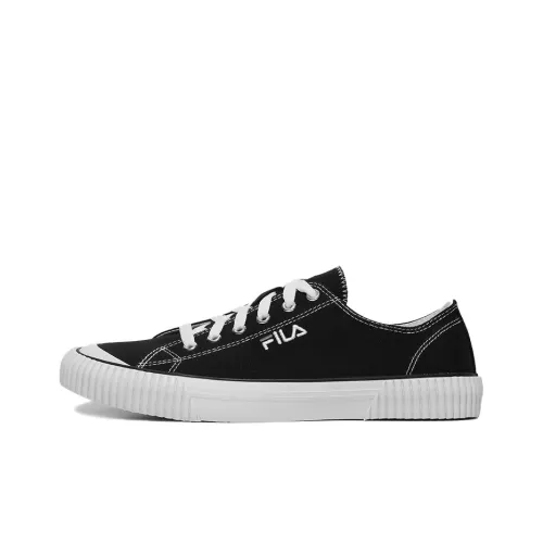 FILA Bumper Low Топ Скейтборд Кроссовки Унисекс Черный Корейский стиль