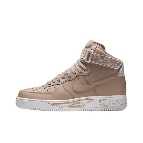 Nike Air Force 1 Anti-slip Легкий Высокий Топ Скейтбординг Кроссовки Мужские Хаки
