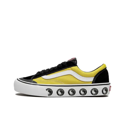 T C Surf x VANS Style 36 Series Decon SF Low Топ Скейтборд Кроссовки Унисекс Черный Золотой