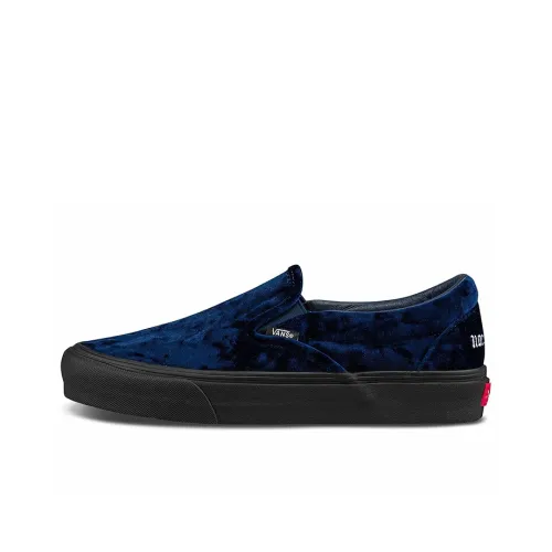 VANS Slip-on Low Top Скейтборд Кроссовки Unisex Синий Черный