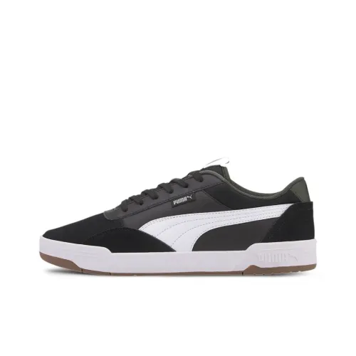 PUMA C Skate Low Топ Скейтборд Кроссовки Унисекс Черный Белый