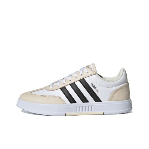 ADIDAS NEO Gradas Устойчивые к истиранию Низкие Кроссовки для скейтбординга Женские Белые Бежевые