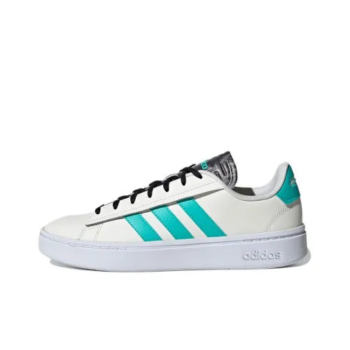 ADIDAS NEO GRAND COURT ALPHA Camou Low Топ Скейтборд Кроссовки Мужские Белый Зеленый