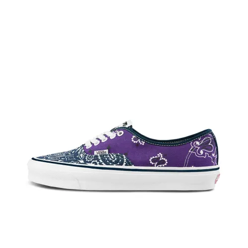 BEDWIN x VANS Authentic Series LX Low Скейтборд Кроссовки Unisex Синий Фиолетовый
