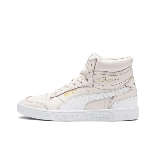 PUMA Ralph Sampson MID High Топ Скейтборд Кроссовки Унисекс Розовый Белый