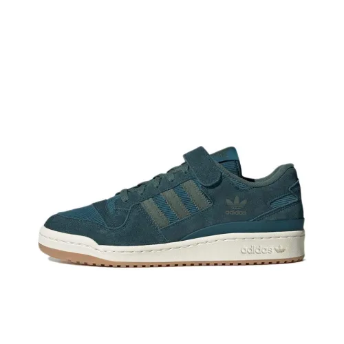 Adidas Originals FORUM 84 Low 'Вельвет Лес' Низкий Топ Скейтборд Кроссовки Унисекс Синий Зеленый