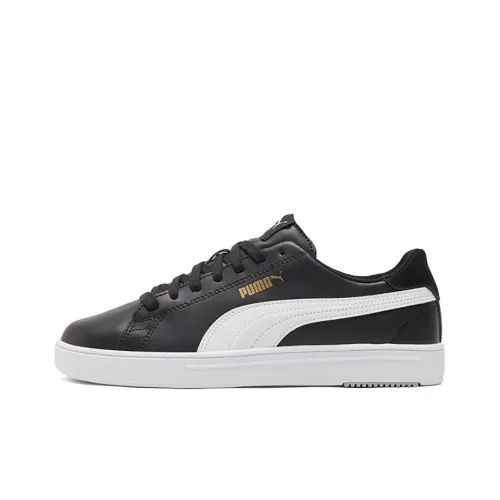 PUMA Serve Pro Lite Low Топ Скейтборд Кроссовки Унисекс Белый Черный