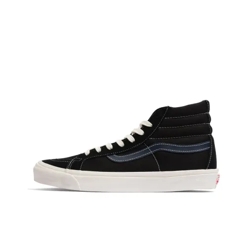 VANS SK8 Vault OG LX High Топ Скейтборд Кроссовки Унисекс Черный Белый