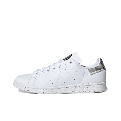 Adidas Originals StanSmith Low Топ Скейтборд Кроссовки Унисекс Белый Серый Черный